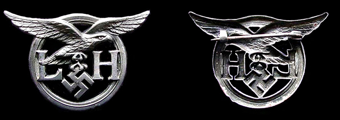 Auxiliary service brooch - Luftwaffe